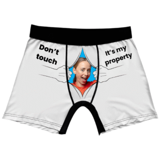 Personalised photo boxers