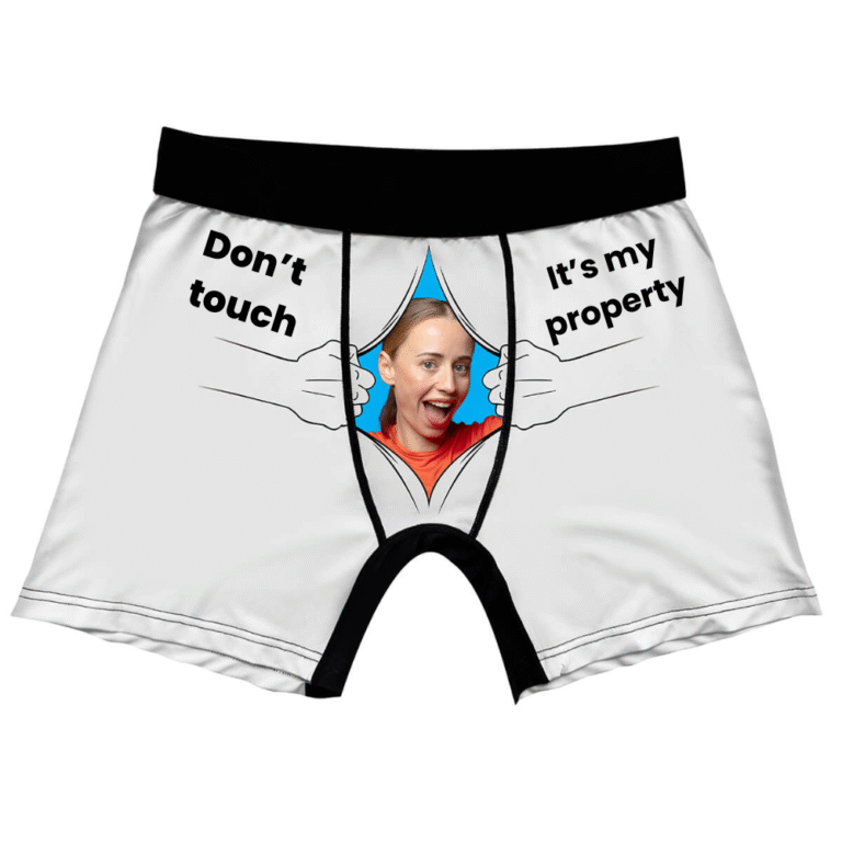 Personalised photo boxers